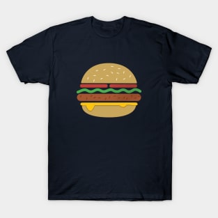 Vintage Burger T-Shirt T-Shirt